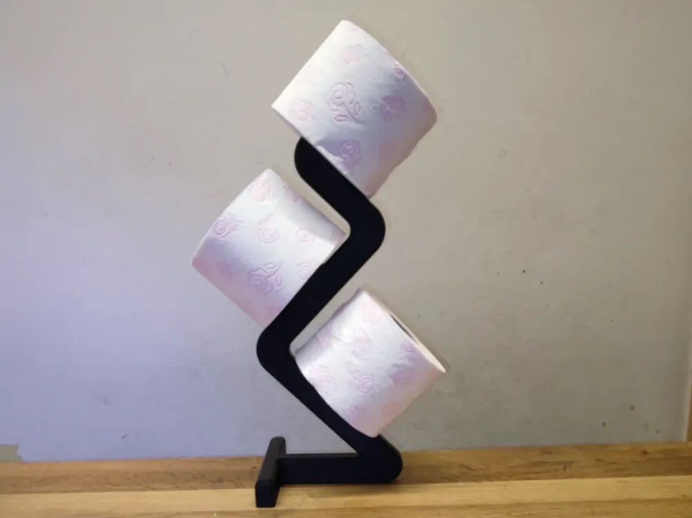 Porta Papel Higiênico de Chão para 3 Rolos | Organizador Moderno | Design Minimalista