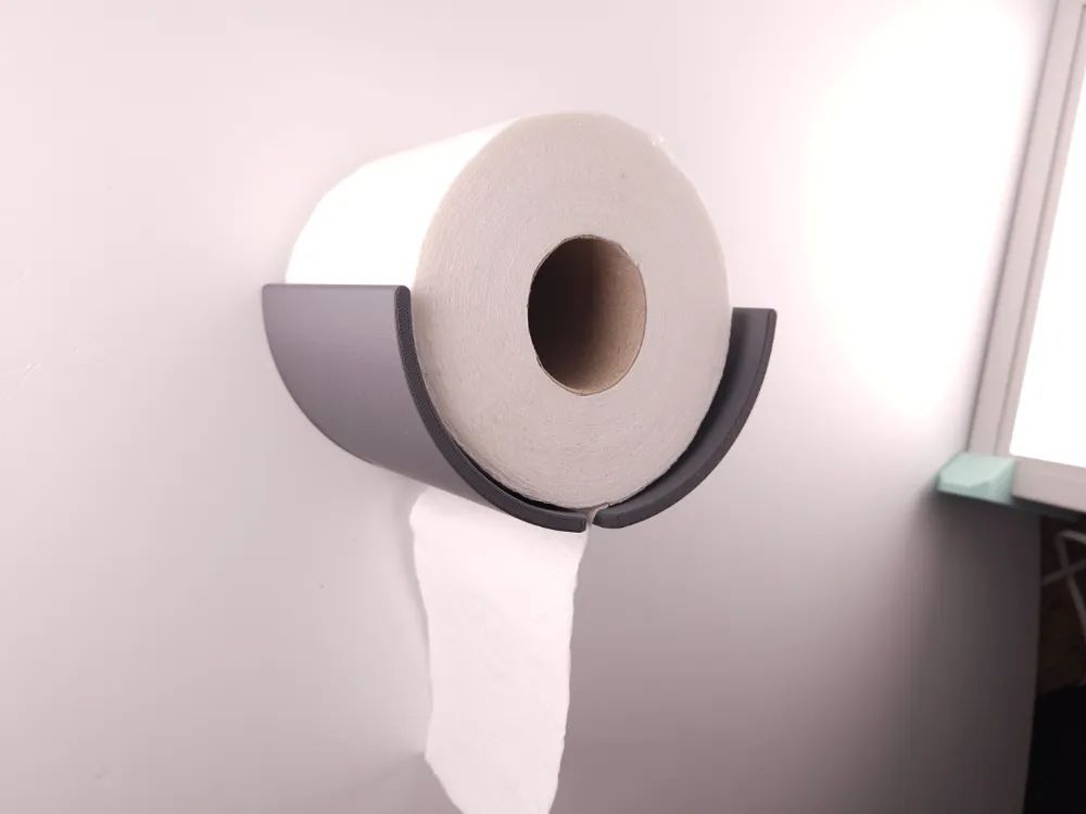 Suporte para Papel Higiênico de Parede | Porta Rolo Moderno | Fácil Instalação